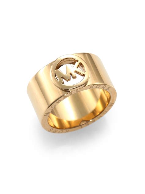 michael kors logo ring|Michael Kors ring price.